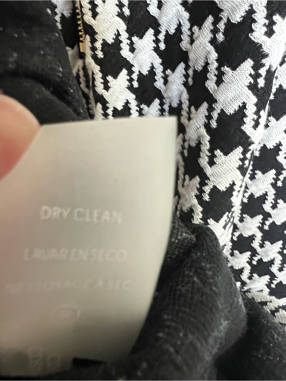 NWT Calvin Klein Houndstooth Dress, 4 - Picture 9 of 9
